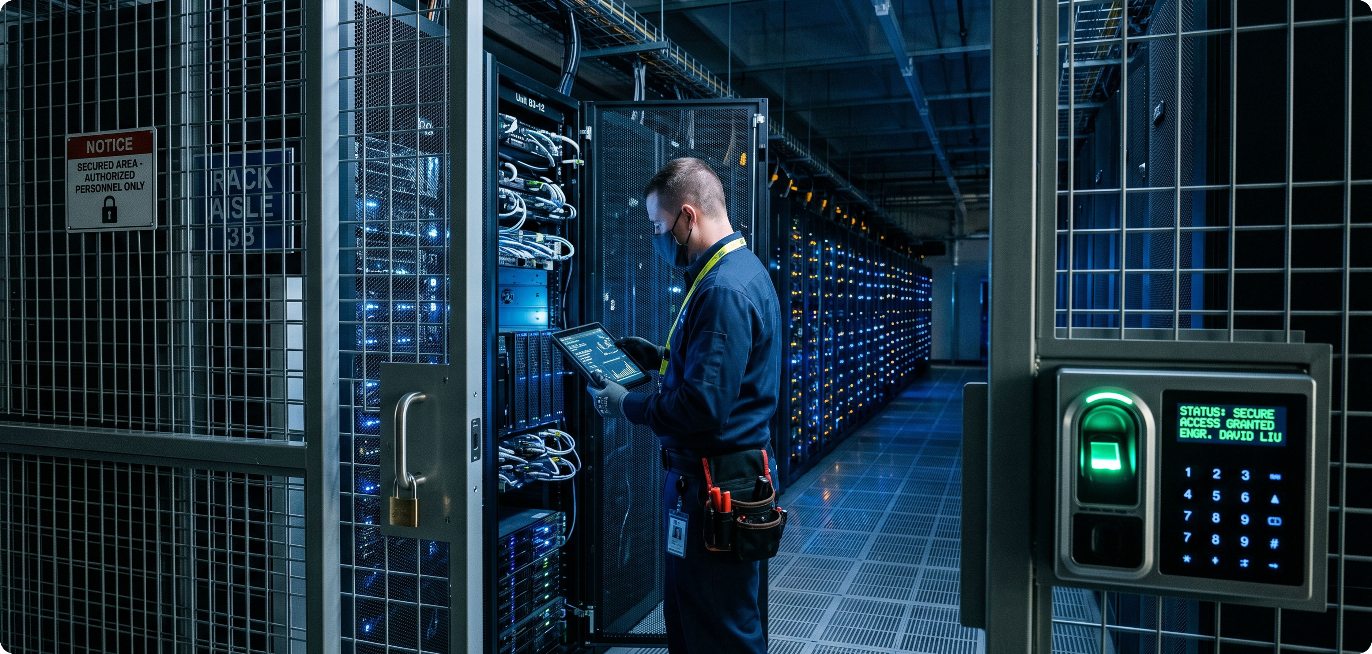 Banking and financial services security visual