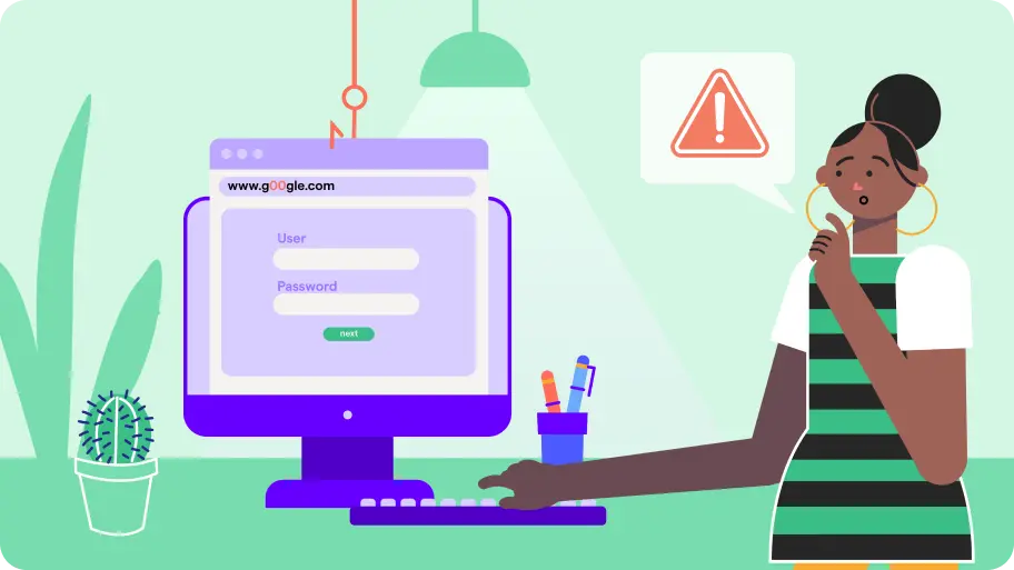 Domain Spoofing Illustration