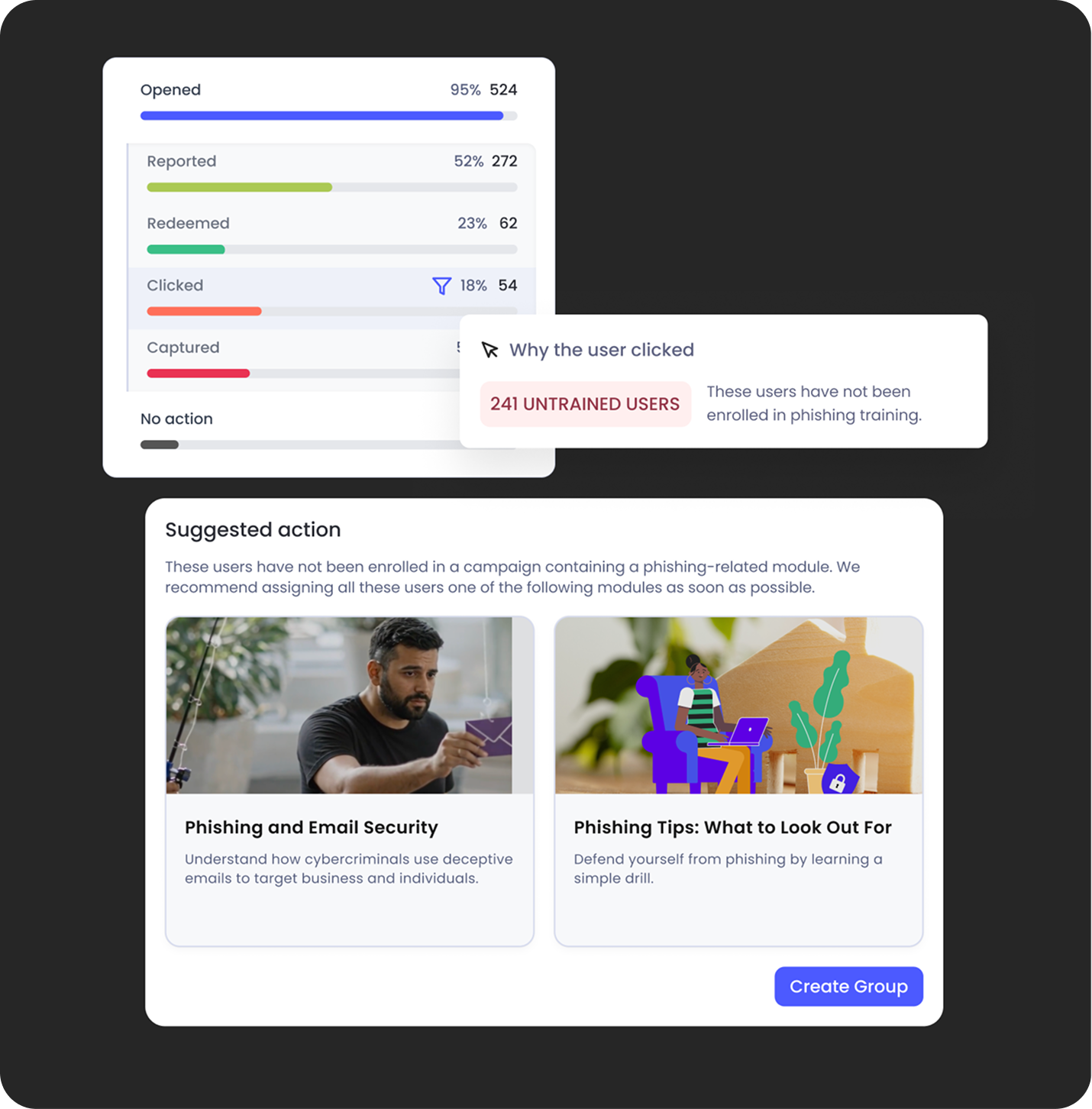 Find out why each person clicked - and fix it automatically