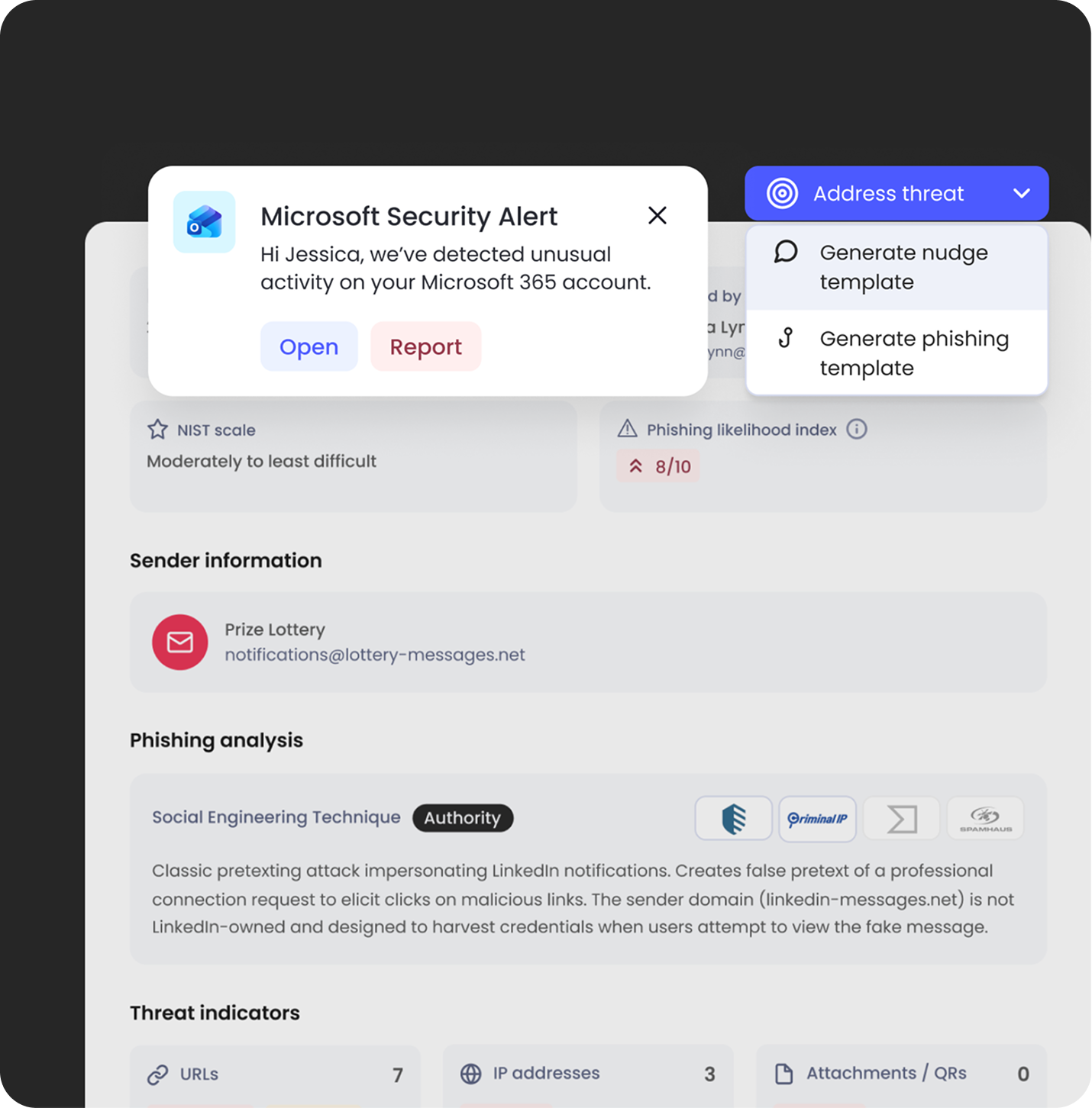 Test on the attacks happening right now
