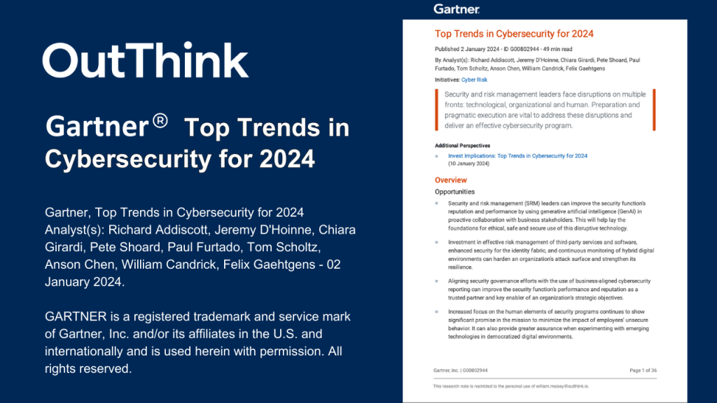Gartner Top Trends In Cybersecurity For 2024 OutThink