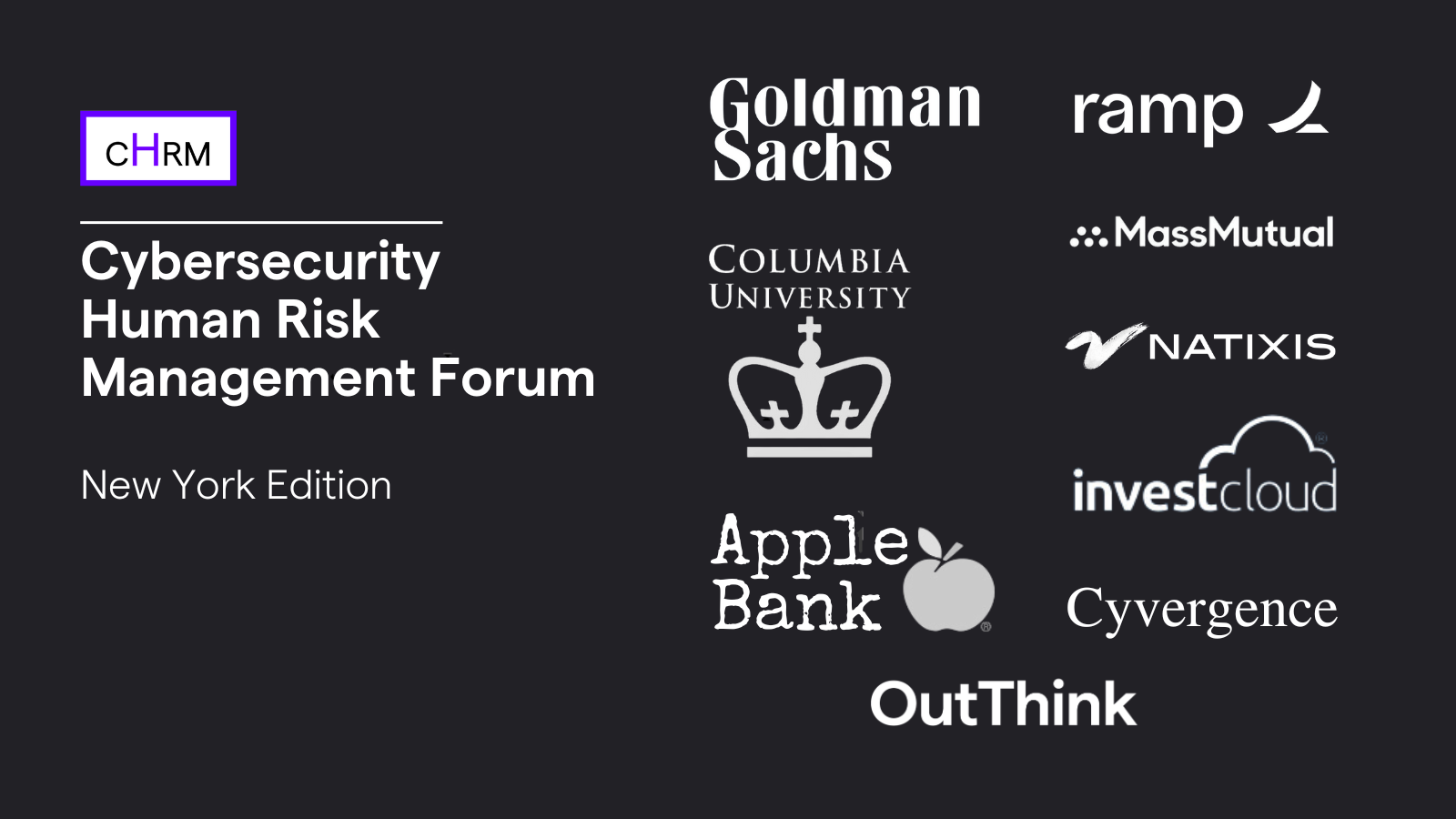 Goldman Sachs Columbia University Apples Bank Mass Mutual OutThink