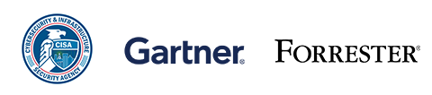 CISA Gartner Forrester logos